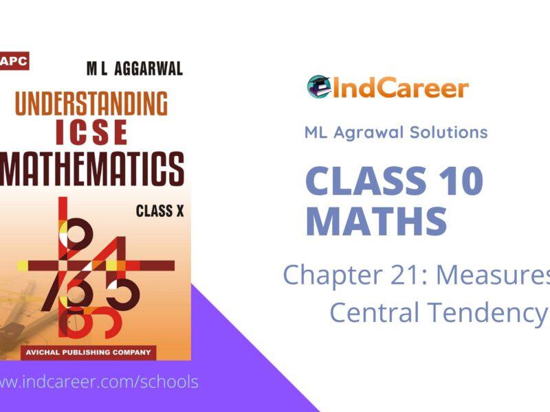 ML Aggarwal Solutions for Class 10 Maths Chapter 22- Probability