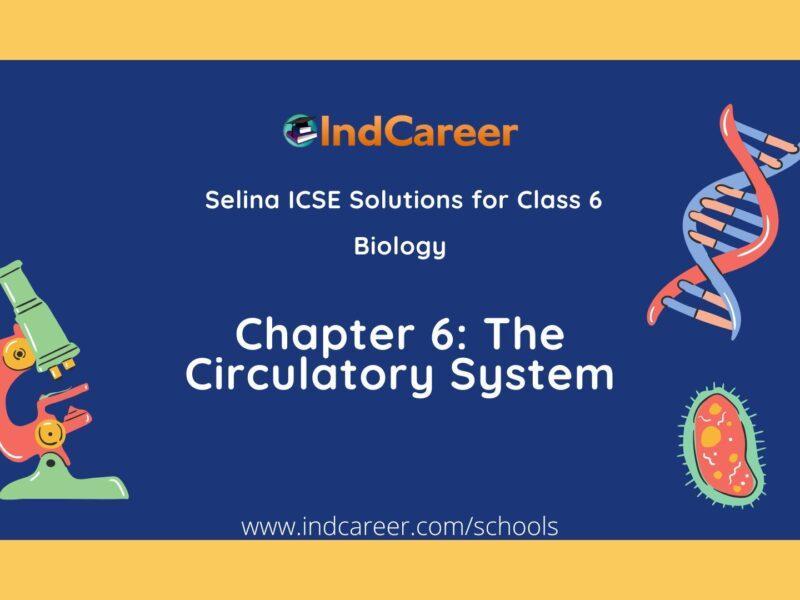 Selina Class 6 ICSE Solutions Biology (Unit 2) - The Cell: Chapter 6- The Circulatory System