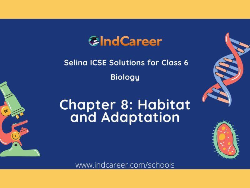 Selina Class 6 ICSE Solutions Biology (Unit 3) - Adaptation: Chapter 8- Habitat and Adaptation