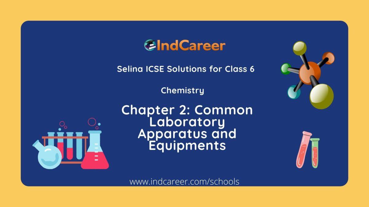 Selina Class 6 ICSE Solutions Chemistry : Chapter 2- Common Laboratory Apparatus and Equipments