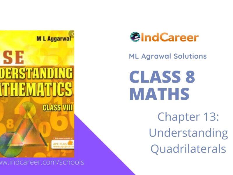 ML Aggarwal Solutions for Class 8 Maths Chapter 13- Understanding Quadrilaterals