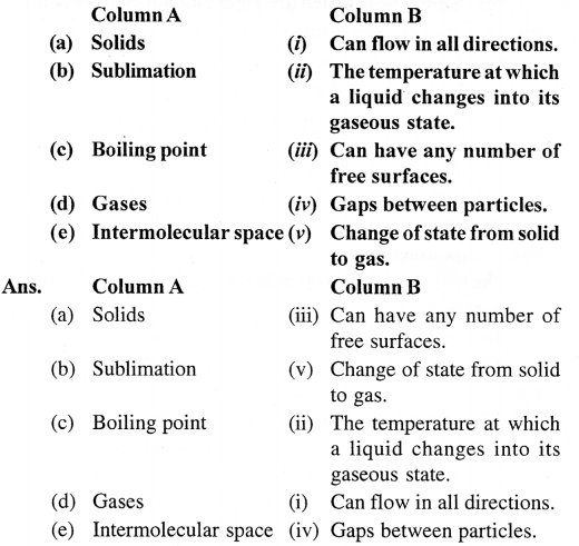 Selina Concise Chemistry Class 6 ICSE Solutions Chapter 3 Matter 8