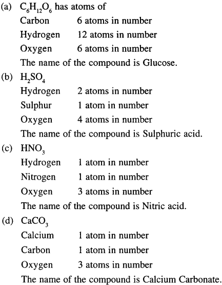 Selina Concise Chemistry Class 6 ICSE Solutions Chapter 4 Elements, Compounds, Symbols and Formulae 3