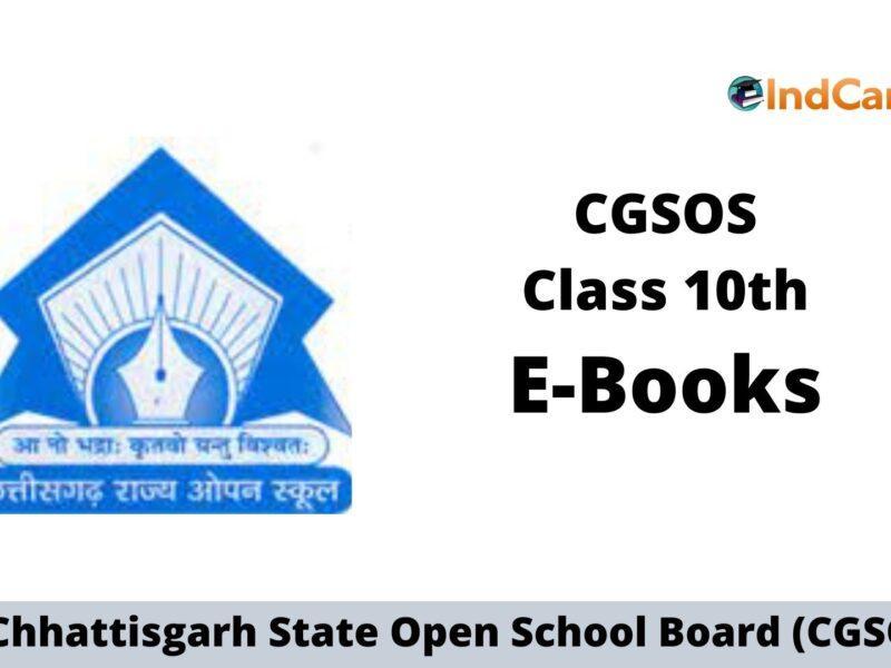 CGSOS Class 10th E-Books