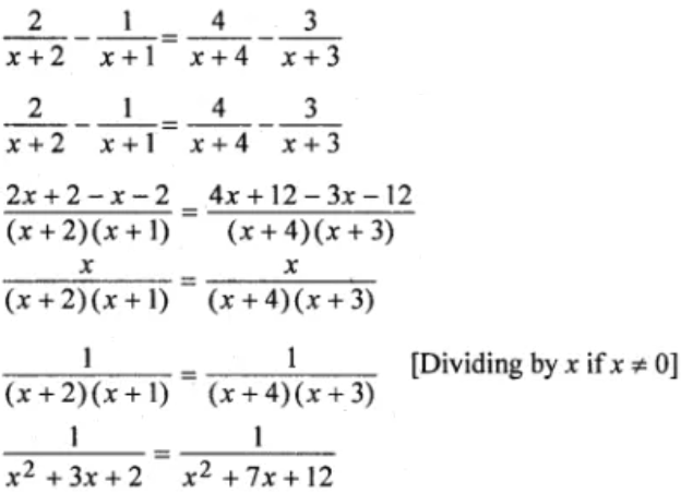 ML Aggarwal Solutions for Class 10 Chapter 5