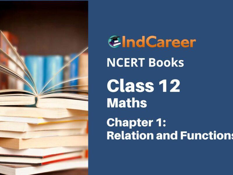 NCERT Book for Class 12 Maths Chapter 1 Relation and Functions
