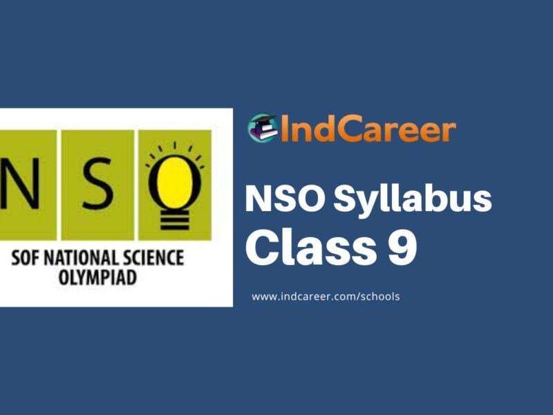 NSO Syllabus Class-9