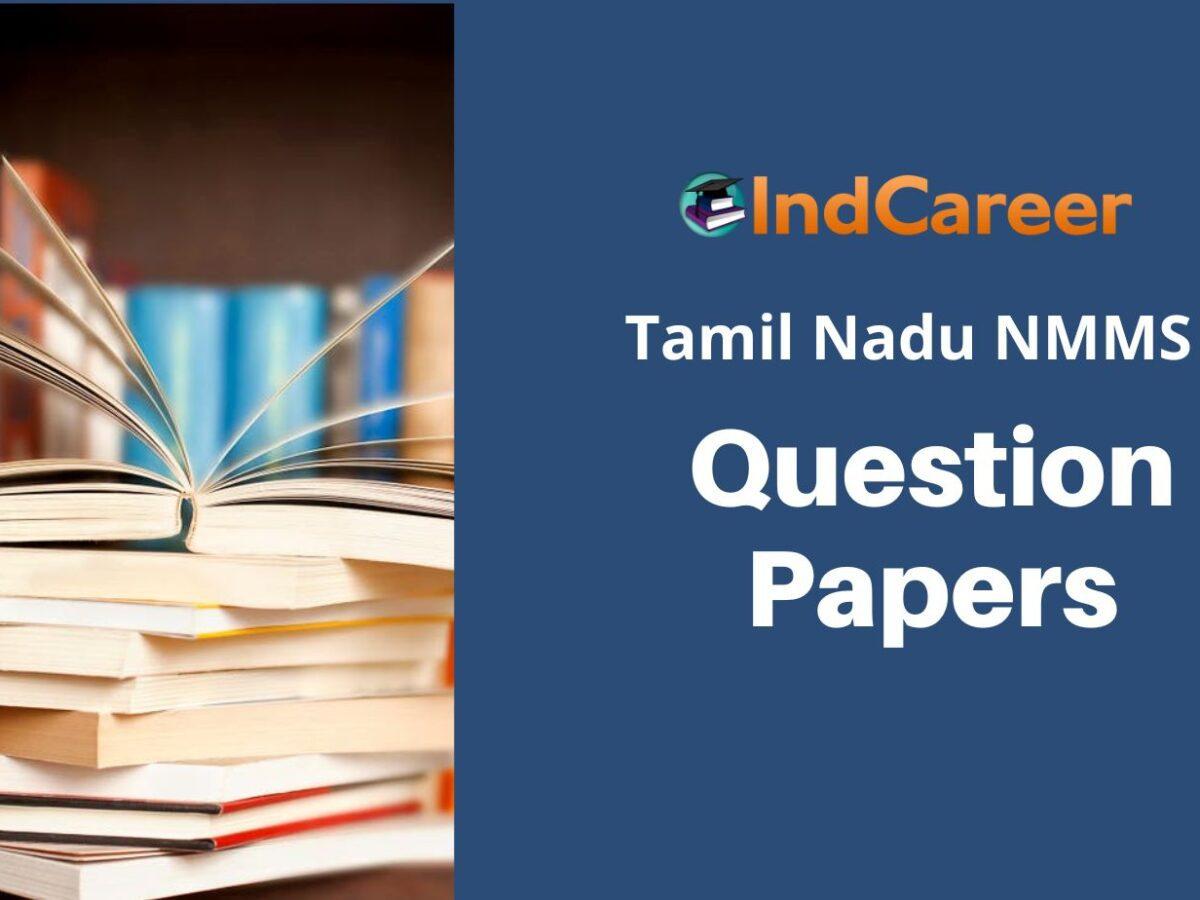 Tamil Nadu NMMS Question Papers