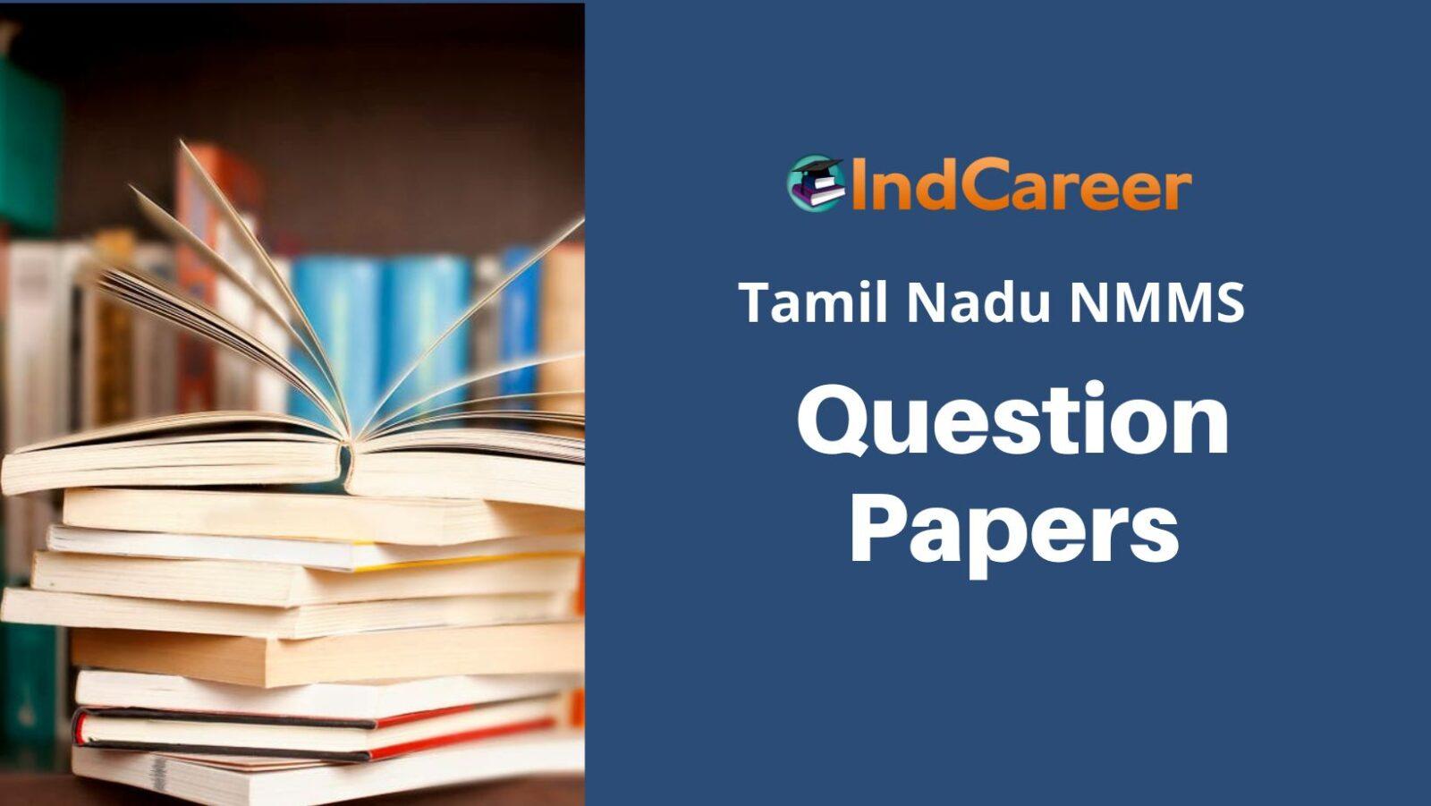 Tamil Nadu NMMS Question Papers