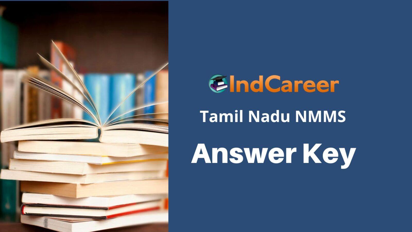 Tamil Nadu NMMS Answer Key