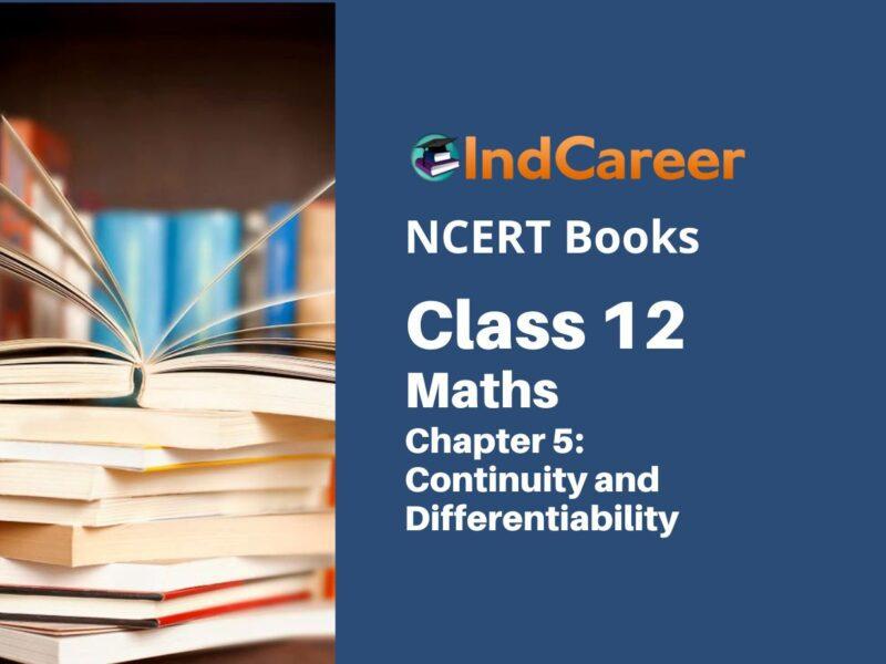 NCERT Book for Class 12 Maths Chapter 5 Continuity and Differentiability