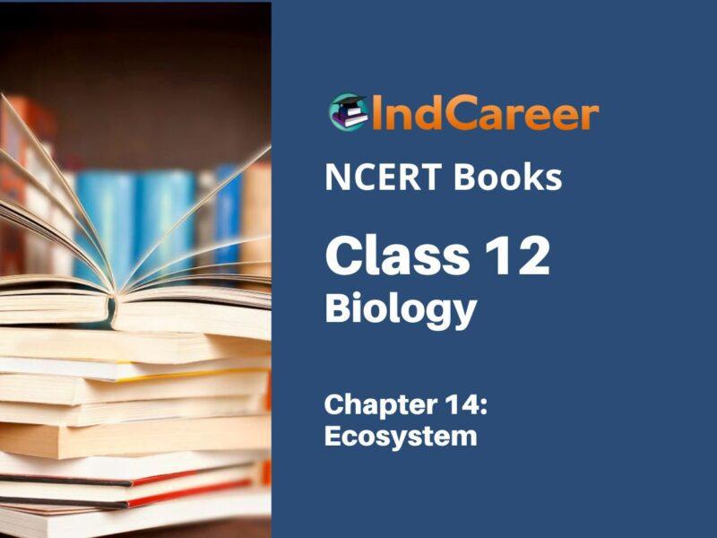 NCERT Book for Class 12 Biology Chapter 14 Ecosystem