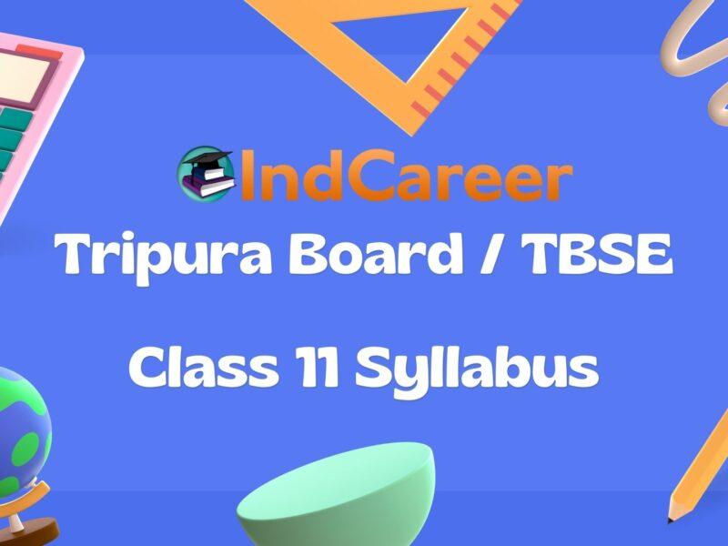 Tripura Board Class 11 Syllabus