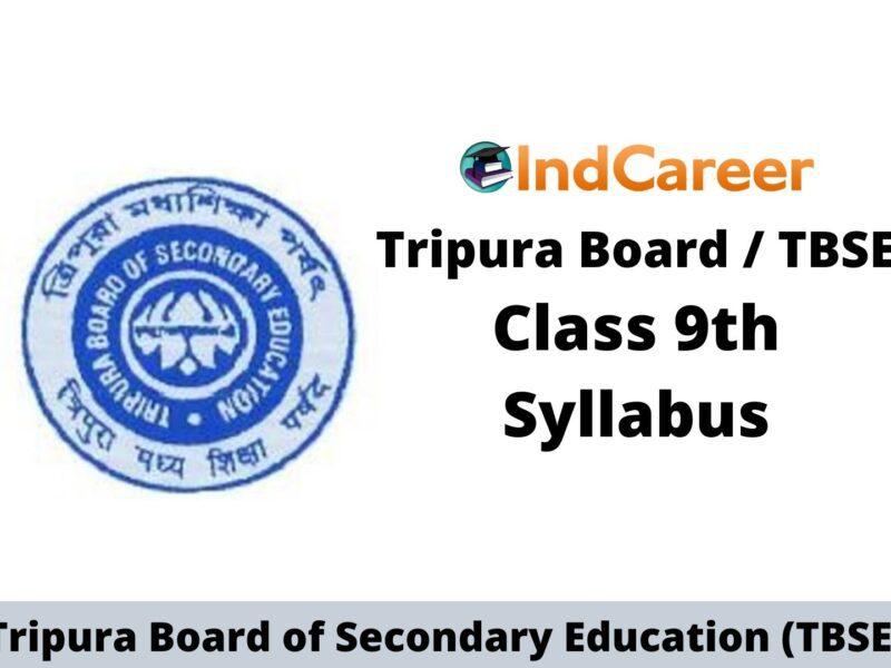 Tripura Board Class 9 Syllabus