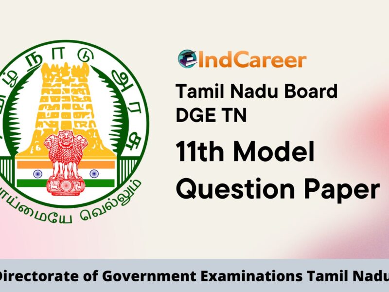Tamil Nadu 11th Model Question Paper