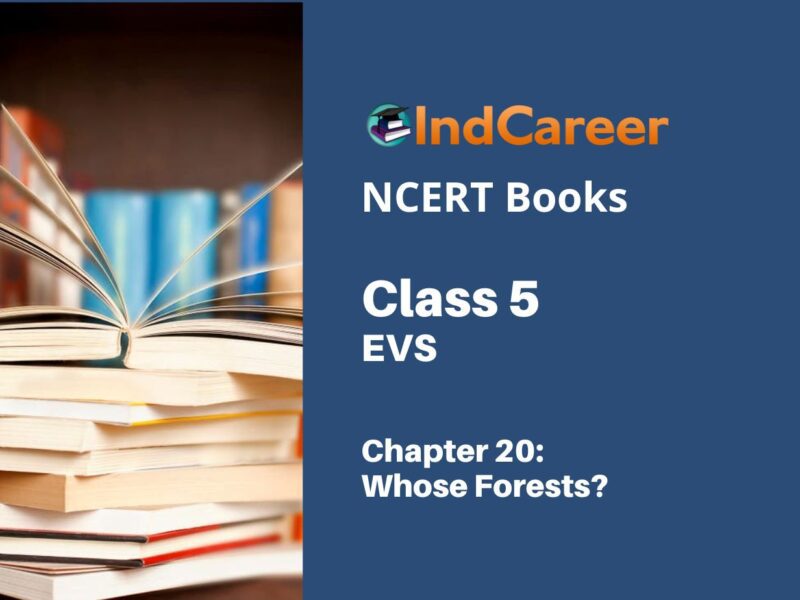 NCERT Book for Class 5 EVS Chapter 20 Whose Forests?