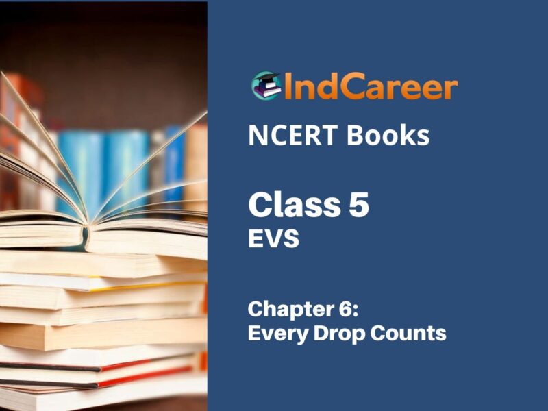 NCERT Book for Class 5 EVS Chapter 6 Every Drop Counts