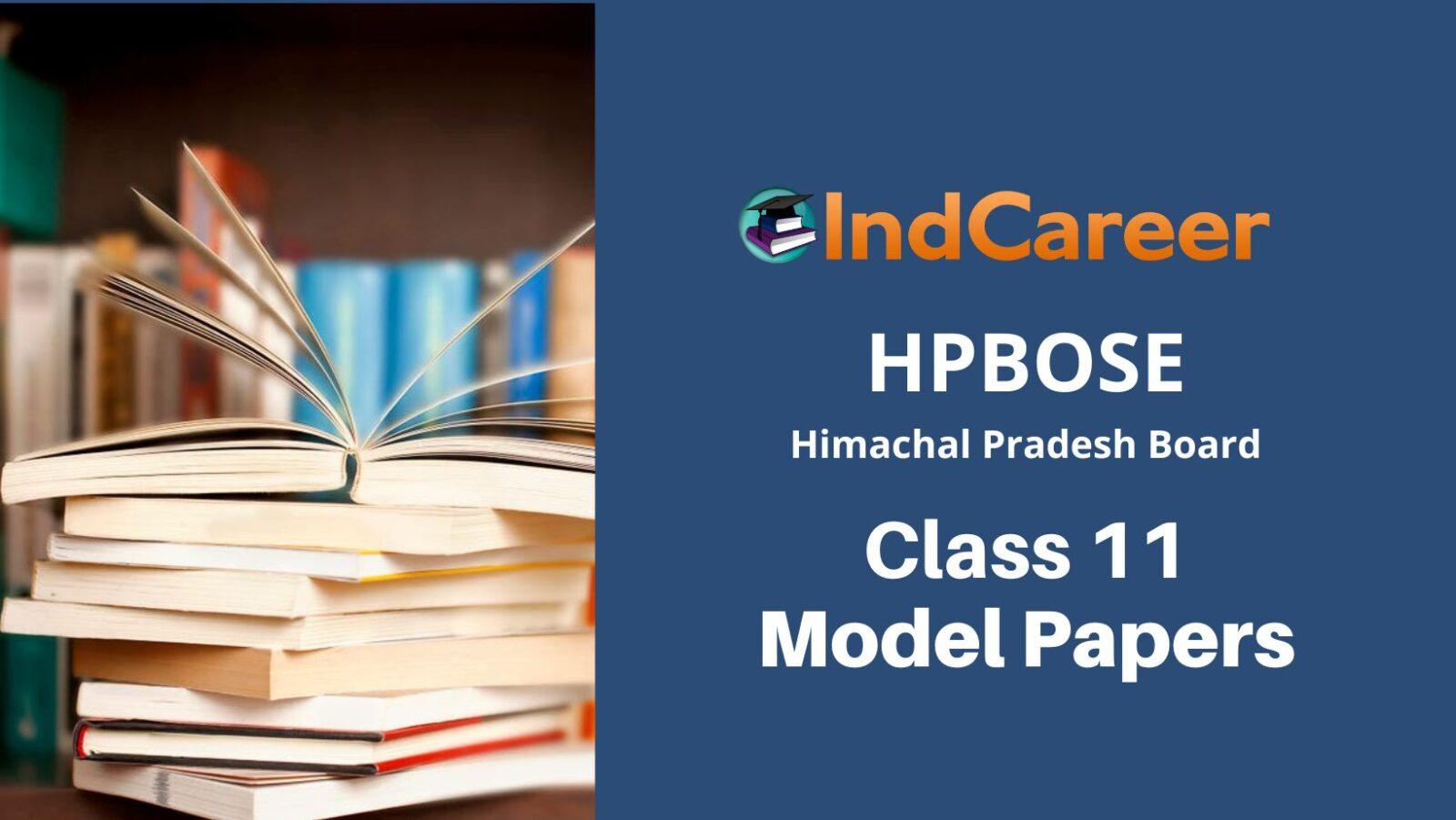 HP Board Class 11th Model Paper