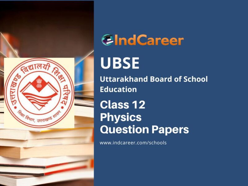 UBSE Class 12 Physics Question Papers