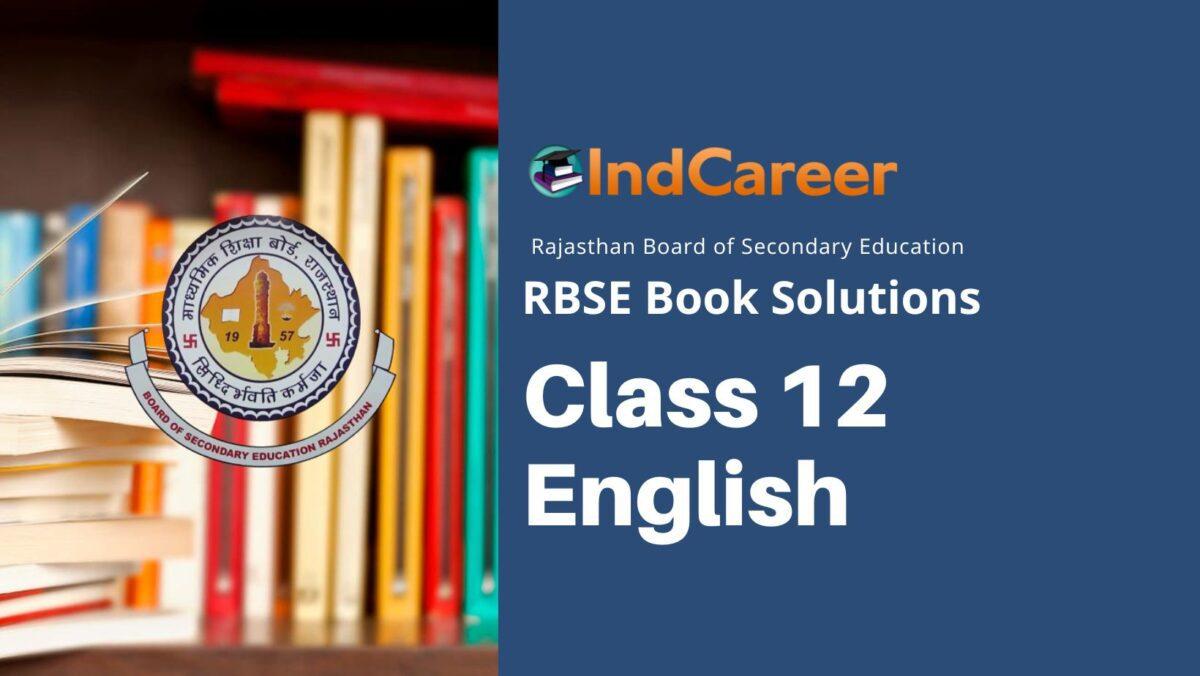 RBSE Solutions for Class 12 English