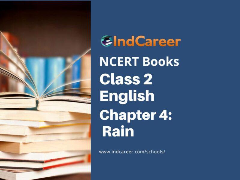 NCERT Book for Class 2 English (Marigold):Chapter 4-Rain