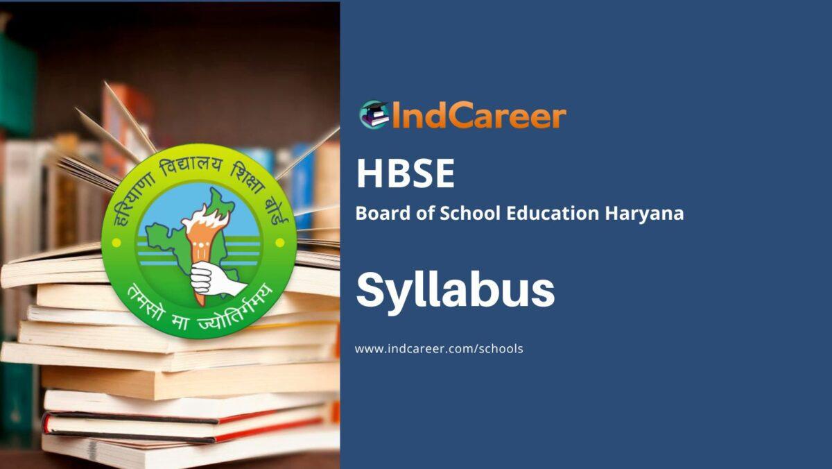 Haryana Board Syllabus