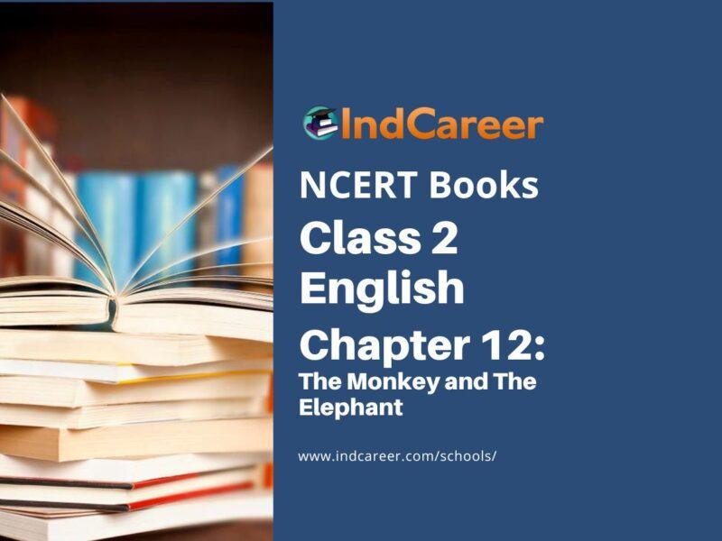 NCERT Book for Class 2 English (Raindrops):Chapter 12-The Monkey and The Elephant