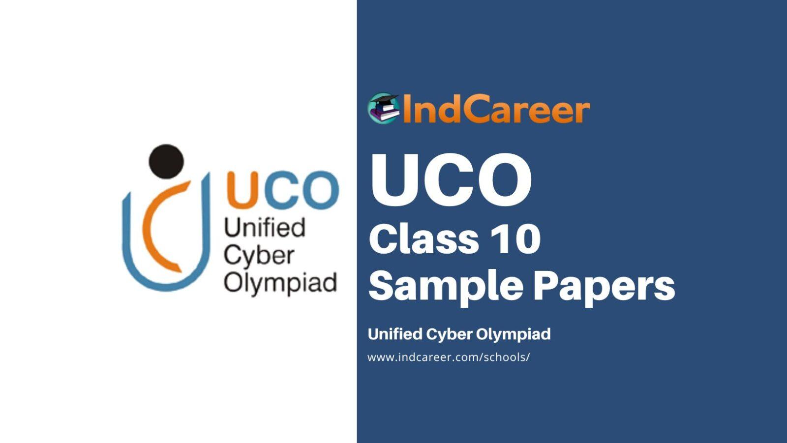 UCO Sample Papers for Class 10
