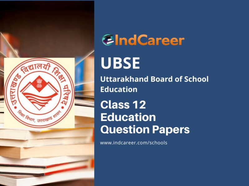 UBSE Class 12 Education Question Papers