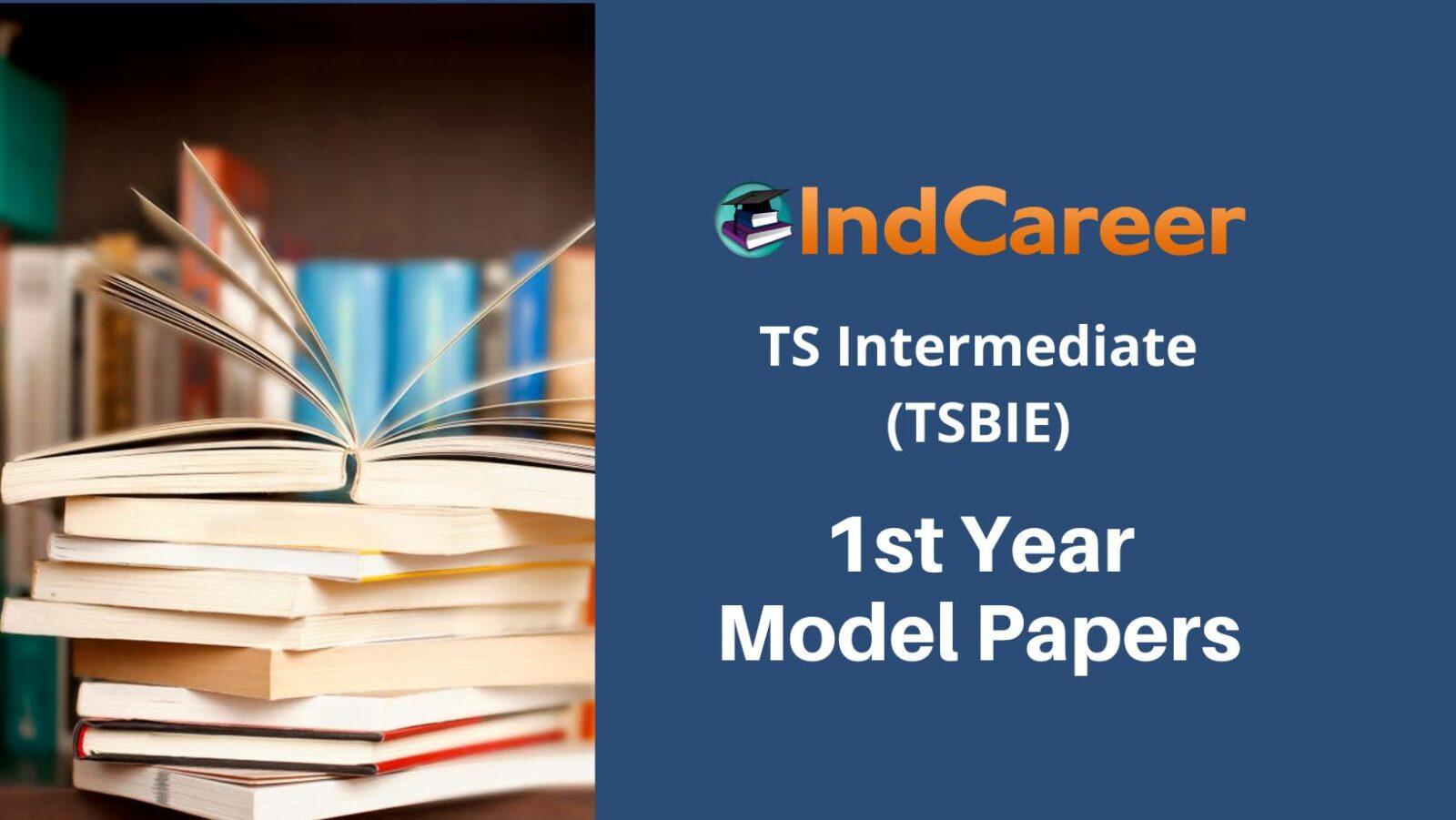 TS Intermediate 1st Year Model Question Paper