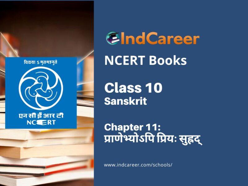 NCERT Book for Class 10 Sanskrit Chapter 11 प्राणेभ्योऽपि प्रियः सुह्रद्