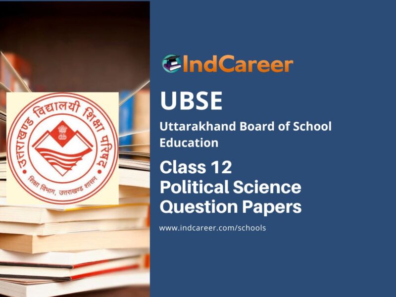 UBSE Class 12 Political Science Question Papers
