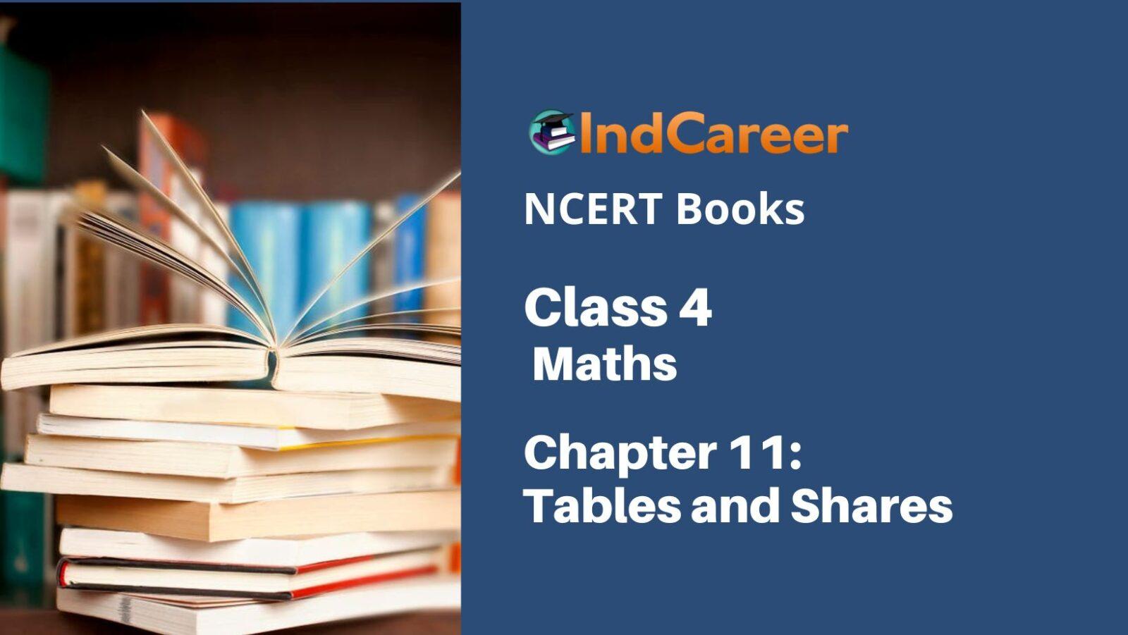 NCERT Book for Class 4 Maths Chapter 11 Tables and Shares
