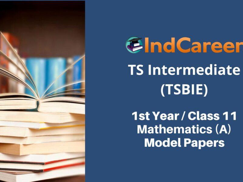 TS Inter 1st Year Mathematics (A) Model Paper