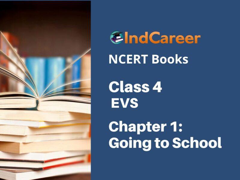 NCERT Book for Class 4 EVS Chapter 1 Going to School