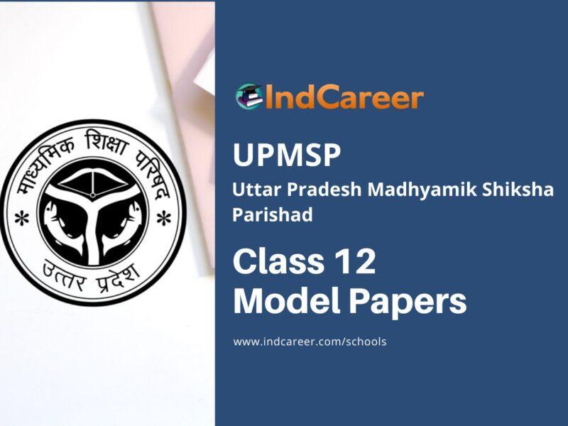 UP Board Class 12 Model Papers