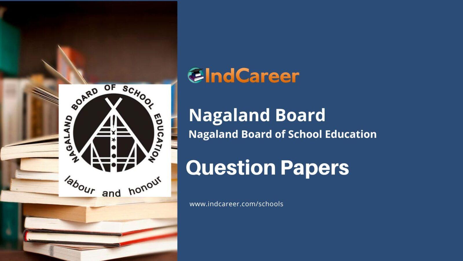 Nagaland Board Question Papers