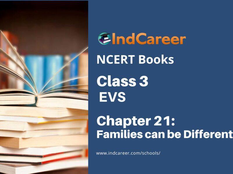 NCERT Book for Class 3 EVS Chapter 21-Families can be Different