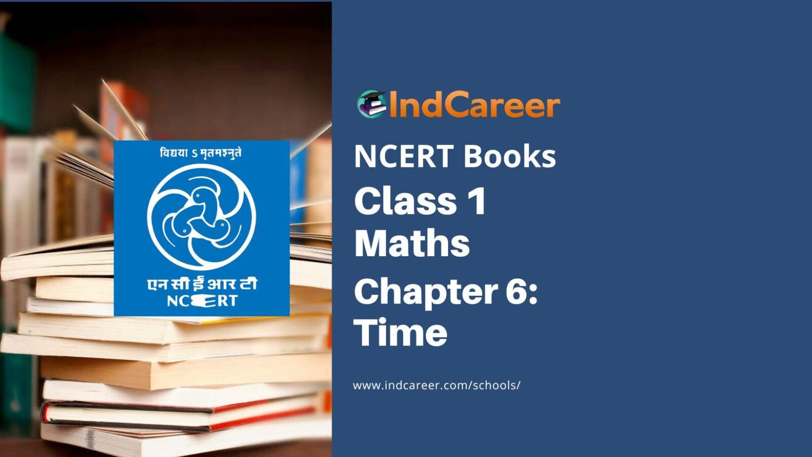NCERT Book for Class 1 Maths :Chapter 6-Time