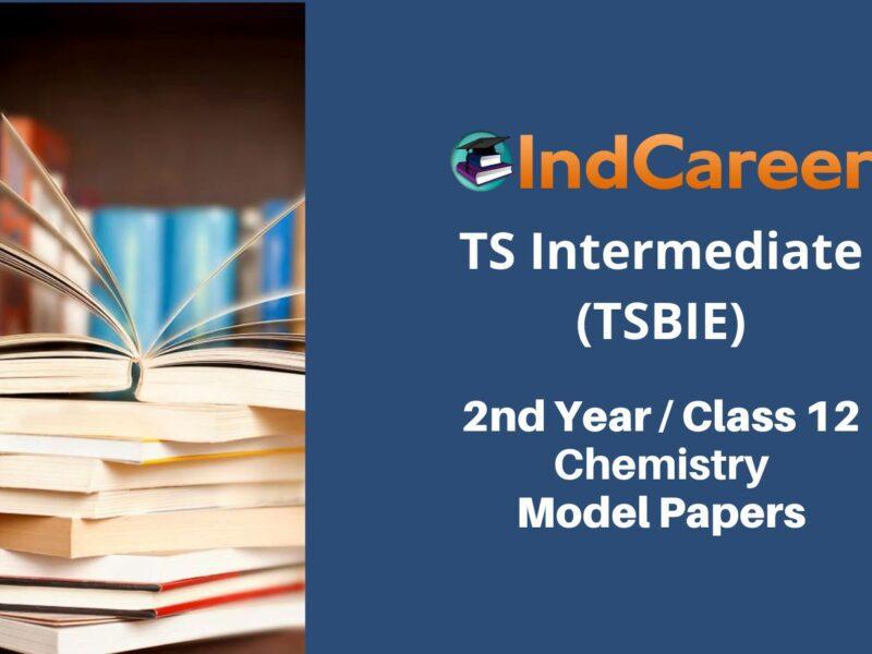 TS Inter 2nd Year Chemistry Model Paper