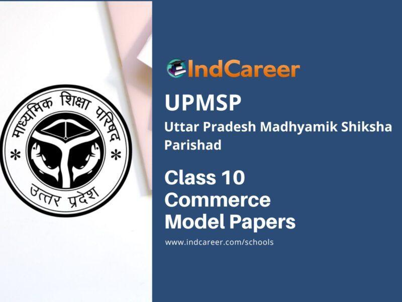 UP Board Class 10 Commerce Model Papers