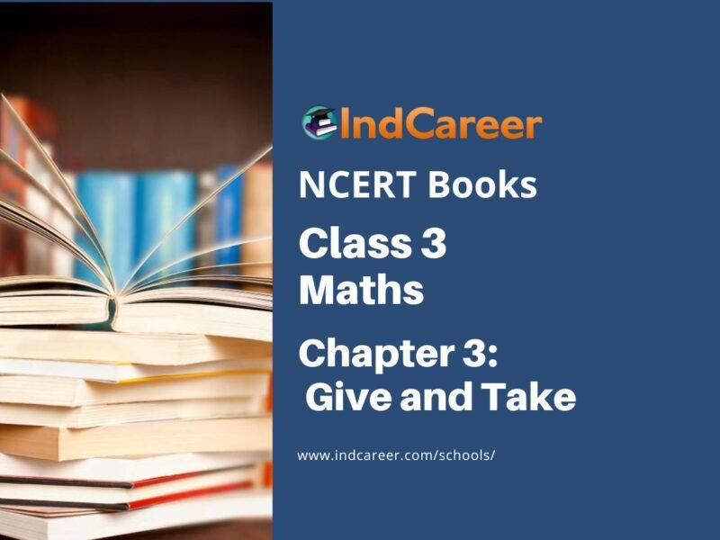 NCERT Book for Class 3 Maths Chapter 3-Give and Take