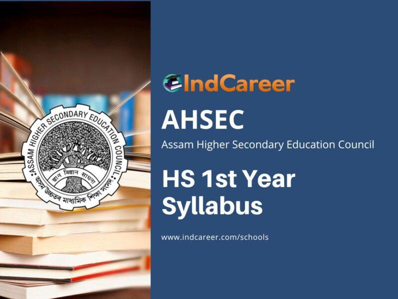Assam HS 1st Year Syllabus