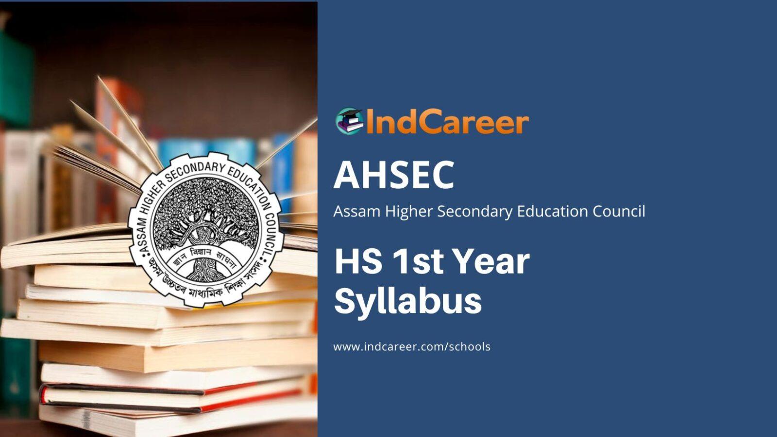 Assam HS 1st Year Syllabus