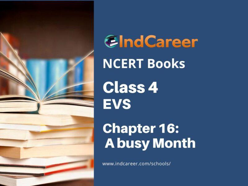 NCERT Book for Class 4 EVS Chapter 16 A busy Month