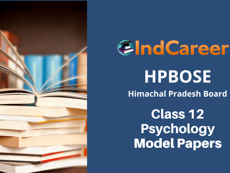 HP Board Class 12 Psychology Model Paper