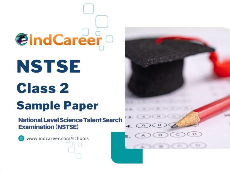 NSTSE Sample Paper for Class 2