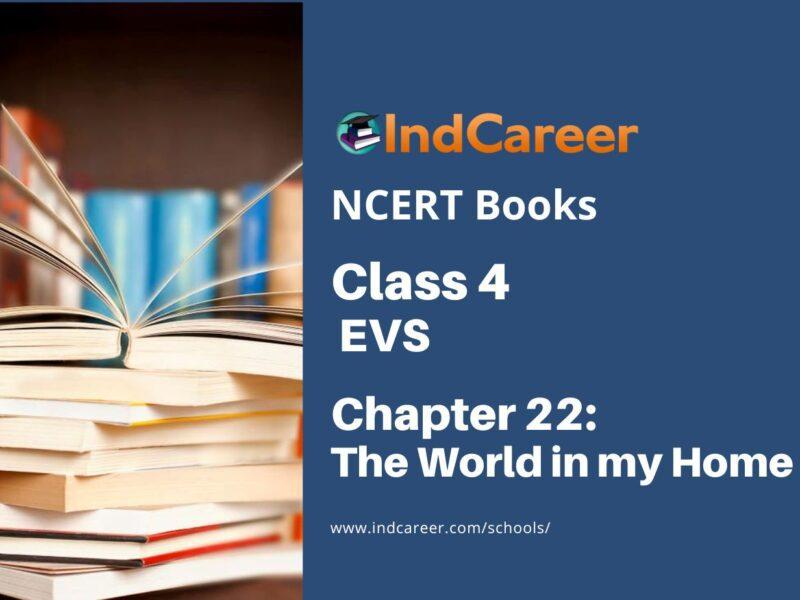 NCERT Book for Class 4 EVS Chapter 22 The World in my Home