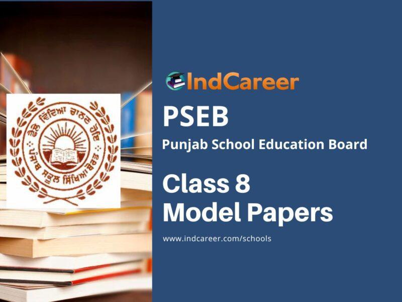 PSEB 8th Model Papers