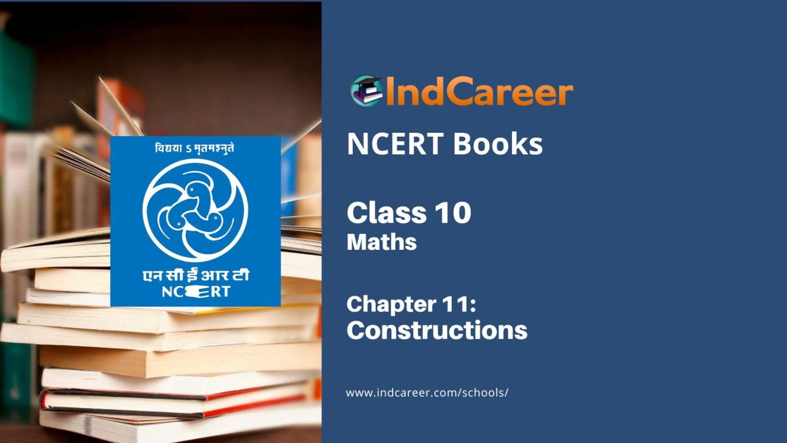NCERT Book for Class 10 Maths Chapter 11 Constructions